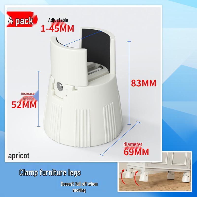 Adjustable Anti-Slip Chair Leg Caps - Noise Reduction and Stability Enhancers for Furniture
