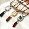 Damen Taschenuhr Französisch Elegantes Quasten-Anhänger-Halskette Für Sie Damen Geburtstagsgeschenk Quarzwerk Retro Mode Schmuck