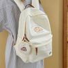 Schoolbag Women's Campus Backpack New Student Simple Junior High School Lightweight Backpack Large Capacity Student Schoolbag
