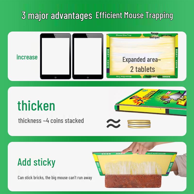 Non-Toxic Sticky Mouse Trap: Pest Control Sticker & Catcher