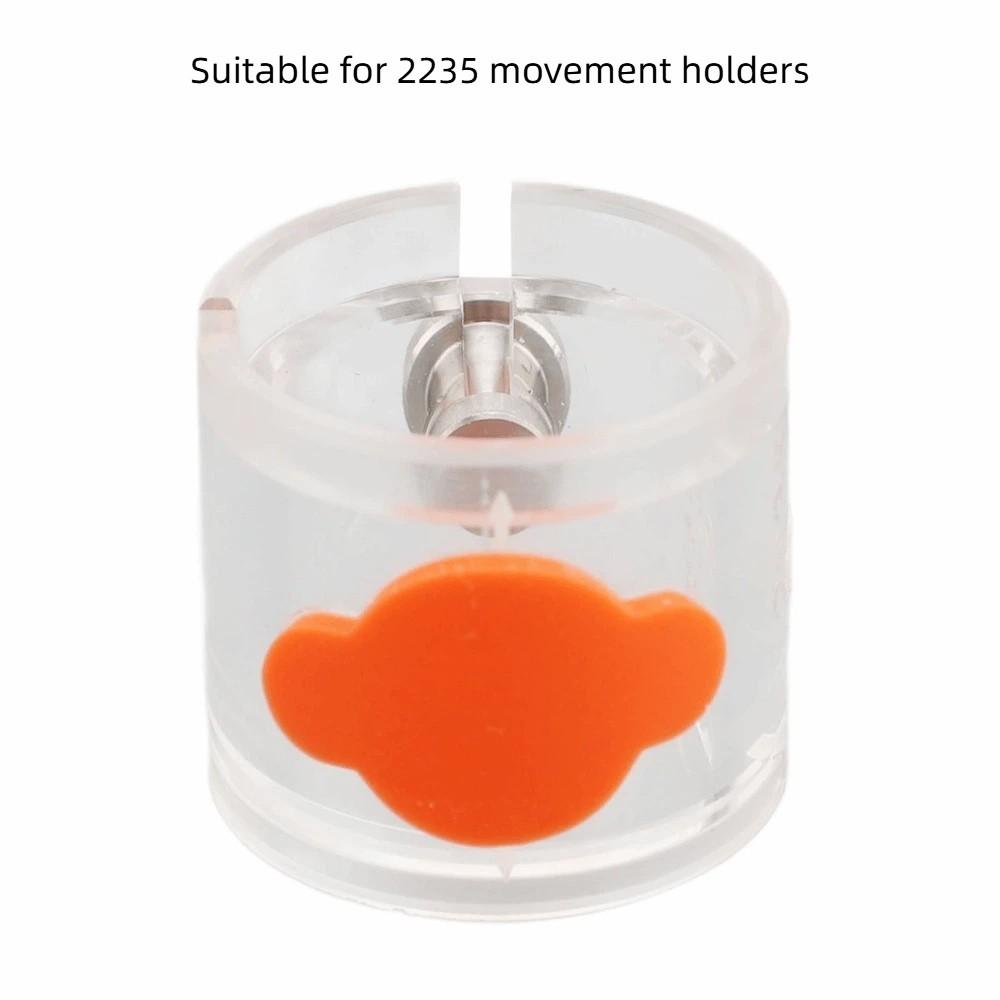 Transparent Watch Movement Clamp Plastic Watch Movement Base Dual Sided Fixture Workstation Use