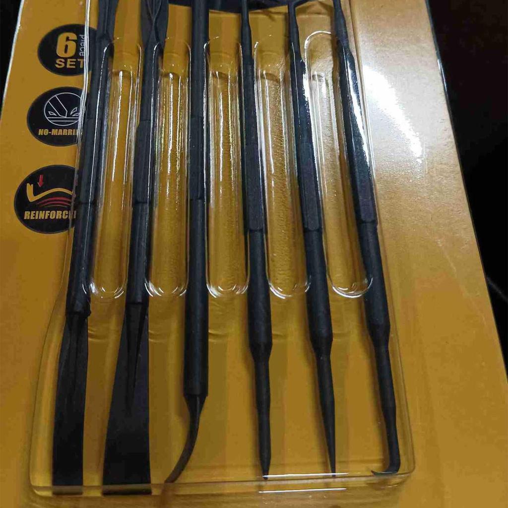 Prybars Set 6-pieces High-Strength Ultra-Thin Portable Car Repair Kit Automotive Pry Bar Set For Trailer RV Truck Automotive