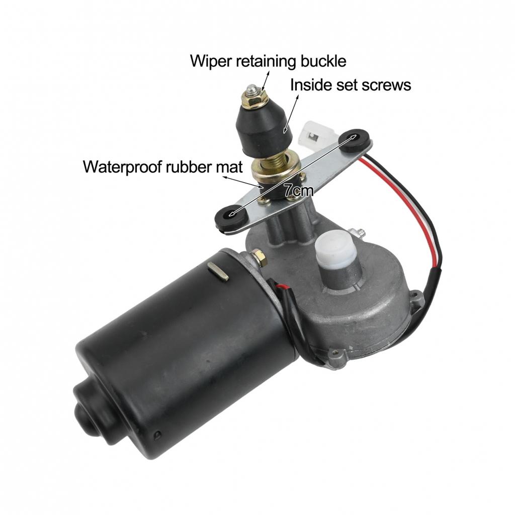 Robuster elektrischer Wischermotor 12V Geeignet für Boote und Caravans
