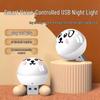 Best-Selling Creative Smart Voice-Control Portable Night Light with Cute Dog Design