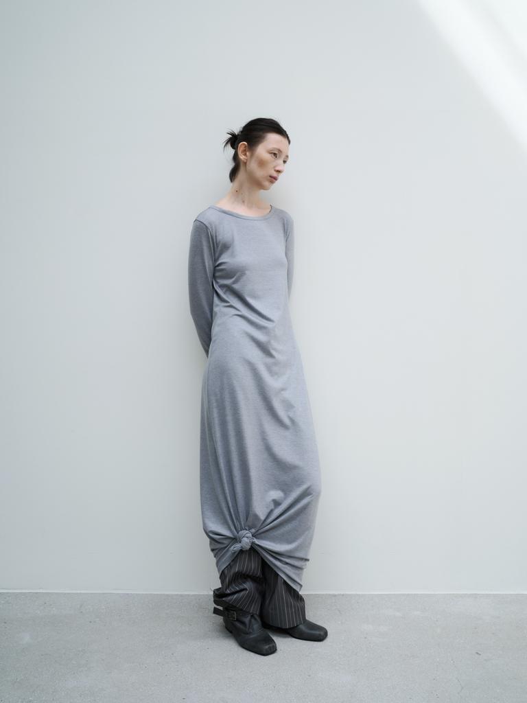 Jabhwalum Maxi Tag Dress, (Heather Gray)
