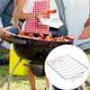 V Shaped Grilling Rack Barbecue Rack Grill Holder Turkey Roasting Rack for Camping and Backyard Parties Easy To Clean