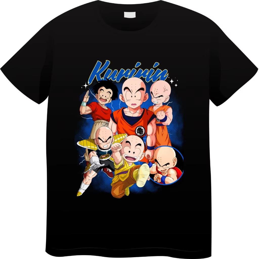 2026 New Dragon Ball Japanese Anime Mens and Womens Summer Tshirt Harajuku Retro Shortsleeved Loose and Casual Style
