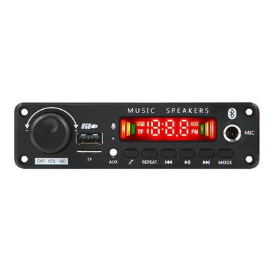 1 Set Bluetooth 5.0 Player Mp3 Decodor Placă Radio Fm Tf Usb 6.5Mm Aux Module Amplificator 50W Receptor Bluetooth Kit Auto Audio