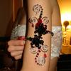 Vintage Arm Cuff Floral Open Arm Bangle Exquisite Arm Ring  Party