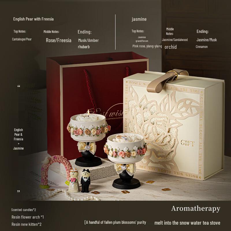 Hantoon Romantic Garden Scented Candle Gift Box