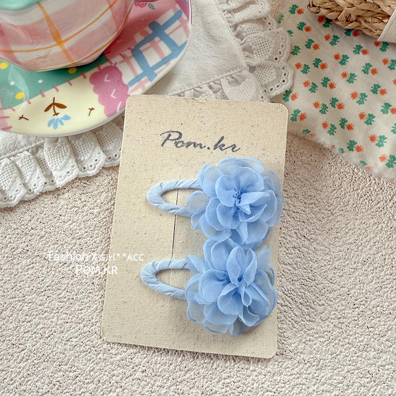 Sneeuw Sneeuw Haarkaart Nieuwe kinderhaarclip Elsa Prinses Haaraccessoires Meisjes zijclip Kleine meisjesclip