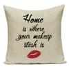 Simple Black White Cushion Animal Letters Coffee Home Polyester Pillowcase Car Sofa Home Decorative Throw Pillow Covers