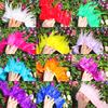 Diy White Feather White Tip Cloth Strip Jewelry Handicraft Decoration Wedding Dress Skirt Clothing Accessories