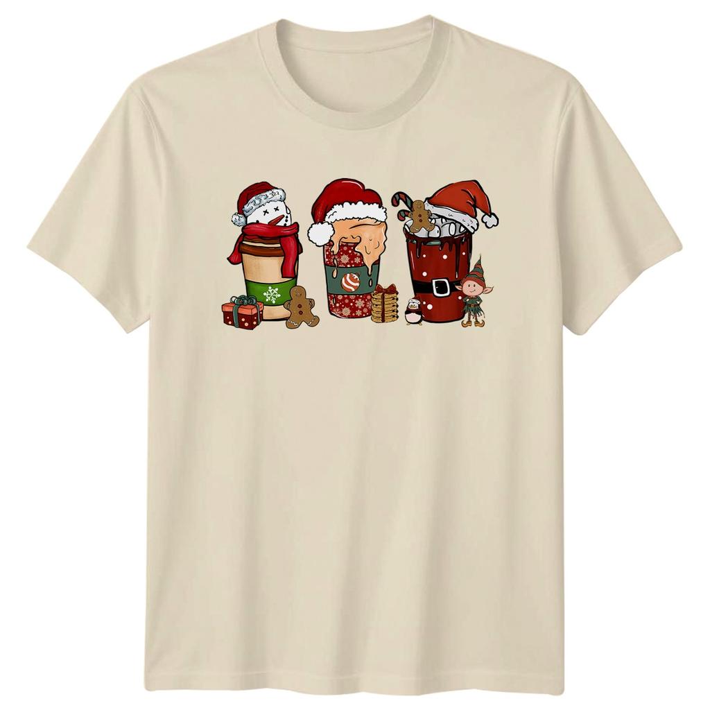 Festive Christmas Holiday Drinks Unisexs Unisexs Graphic Unisex Tee