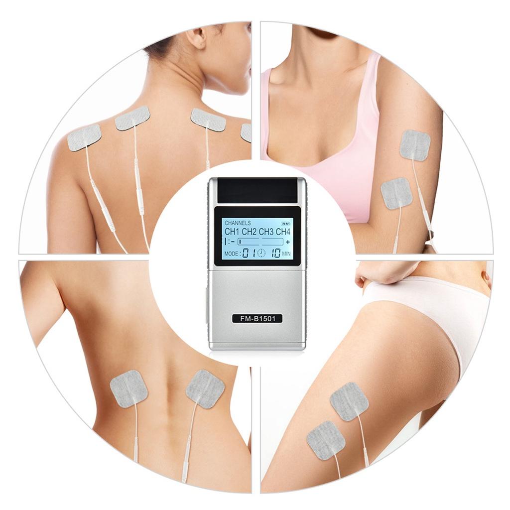 20 Gears Digital Therapy Full Massager Pain Relief Acupuncture Electrical TENS Machine Portable Pulse Massager