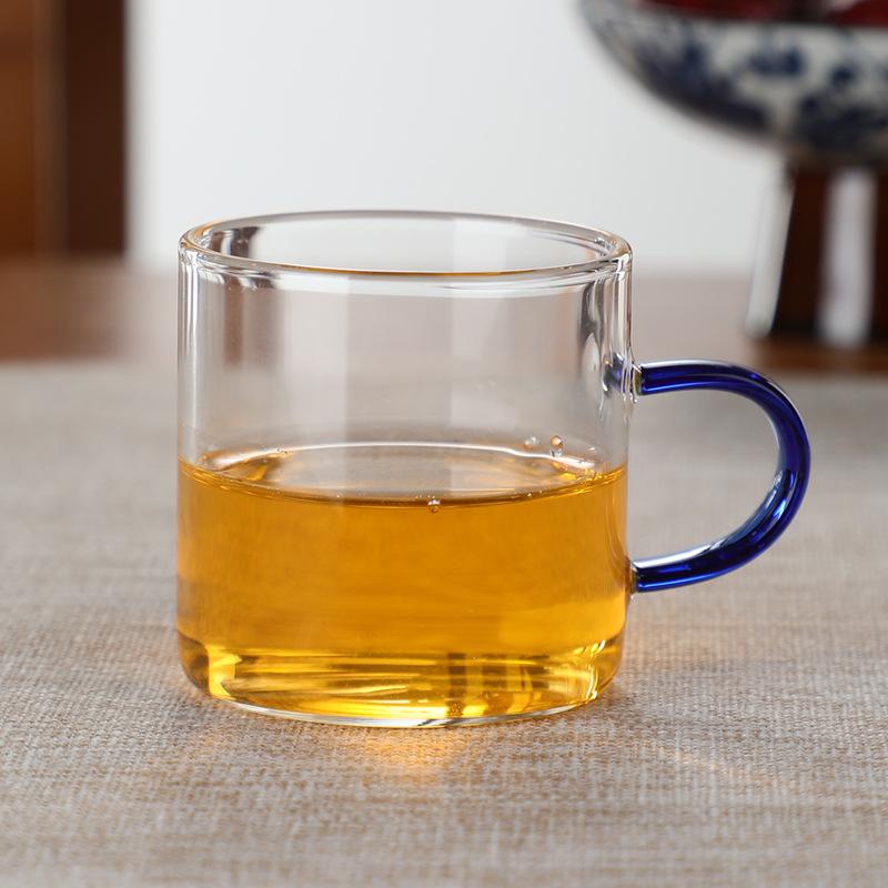 Transparent Glass Cup With Handle Water Tea Milk Coffee Mug Durable Beer Wine Juice Drinks Cup Glass Drinkware