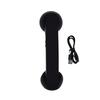Wireless Retro Telephone Handset Cordless Bluetooth USB Phone Receiver with HD Speaker Microphone Menu Key
