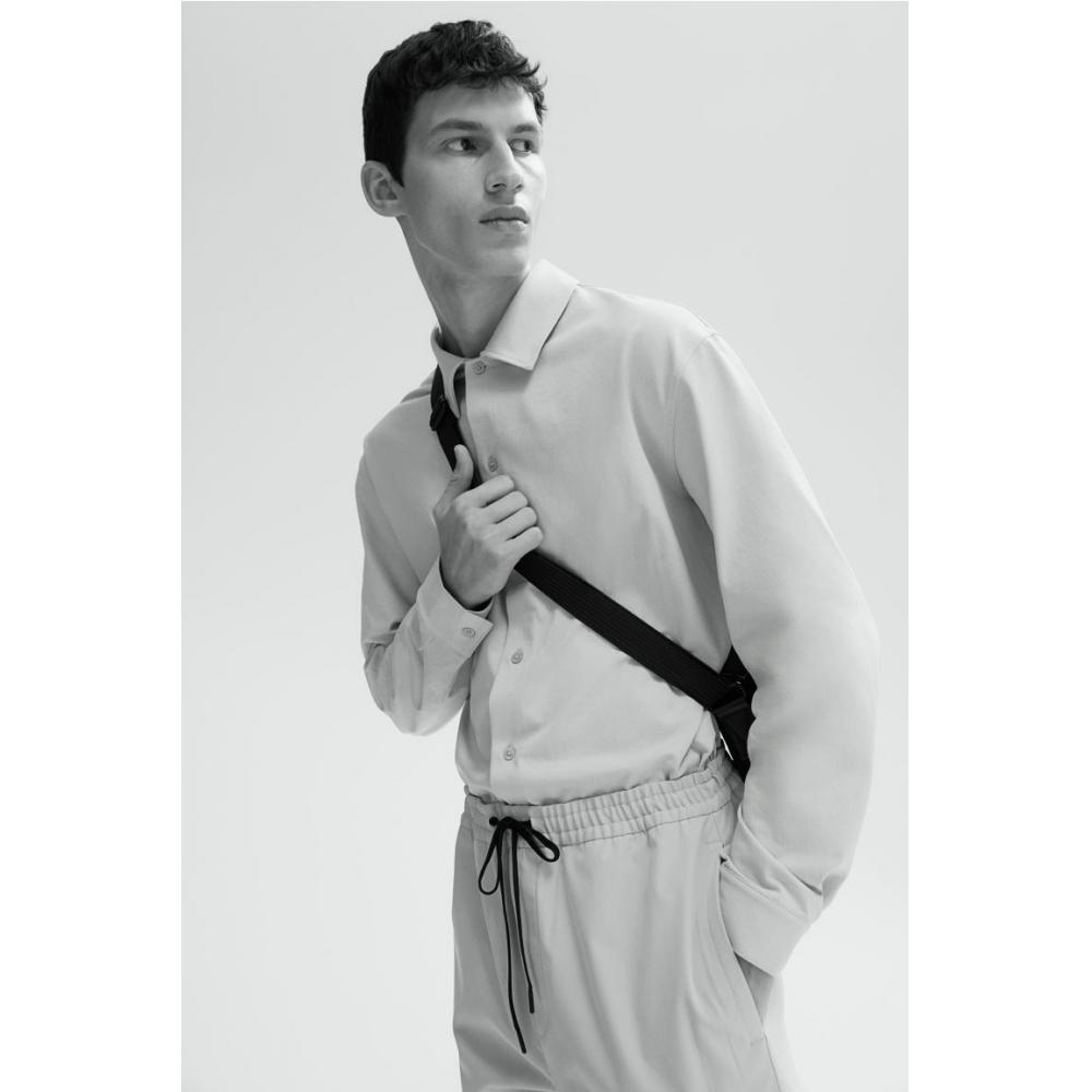 H M sliM Fit Cargo Pants ligHt Grey