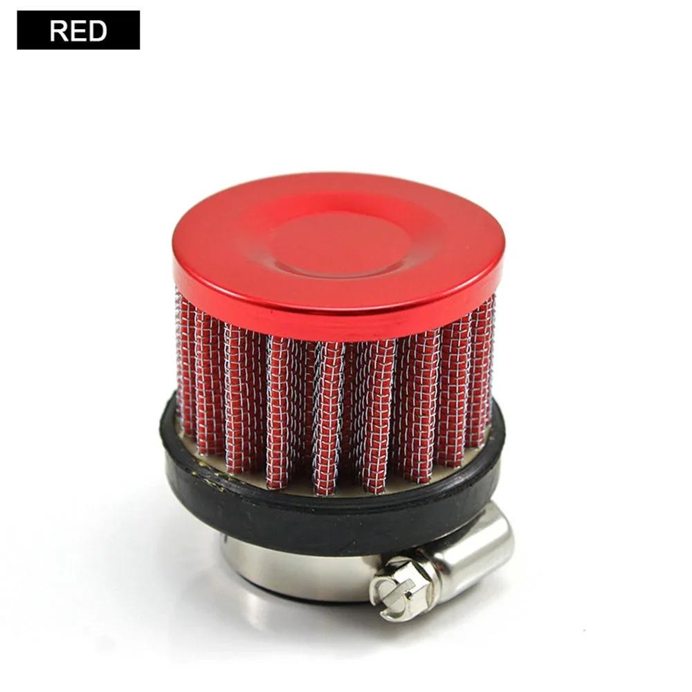 Universal Car Air Filter 12mm 25mm for Motorcycle Cold  Intake High Flow Crankcase Vent Cover Mini Breather Filters