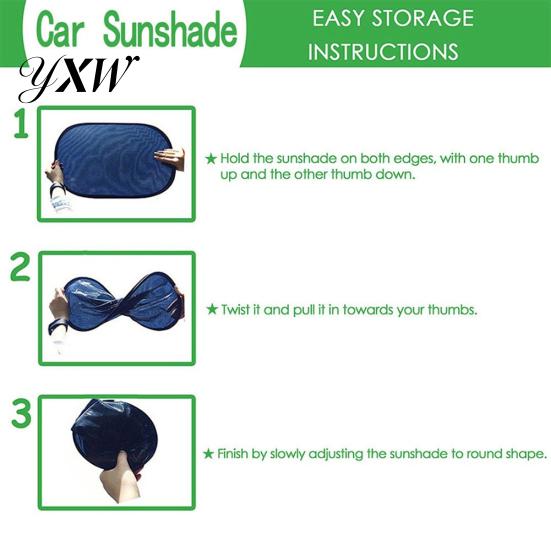 100x50cm Universal Car Rear Window Mesh Sunshade Sun UV Protection Cover