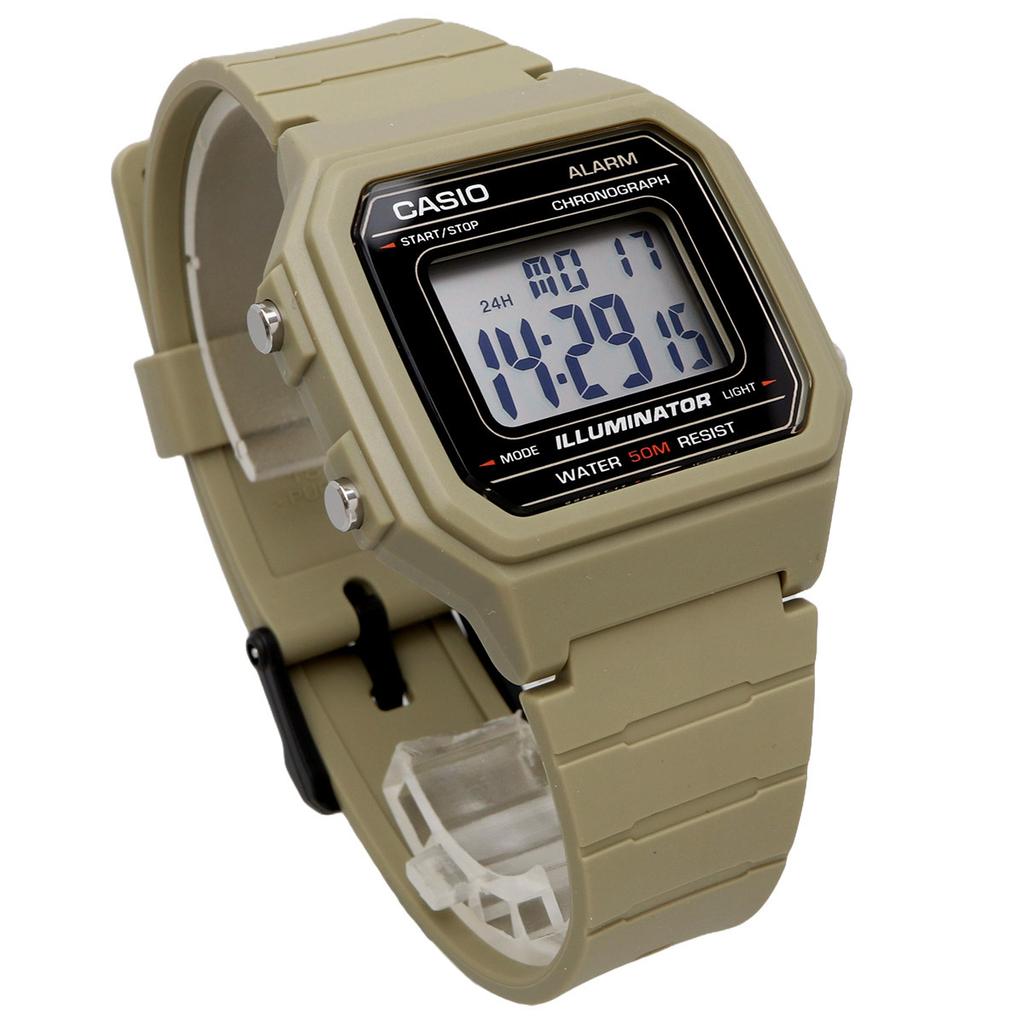 CASIO Watch for Men and Cheap Overseas Women, Model, Digital, W-217H-5AV