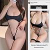 Seductive Cow-Themed Anime Lingerie Bodysuit - Playful and Cute Bedtime Attire