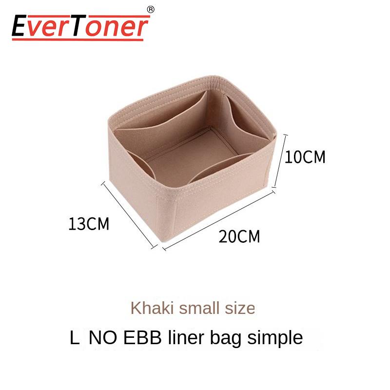 EverToner Bag Organizer Insert For l-v Noe Organiser Felt material Divider Shaper Protector Compartment Inner Bag Accessories