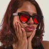 Vintage Oval Sunglasses Women UV400 Protection Fashion Trendy Designer Shades Female Sun Glasses Stylish Eyewear