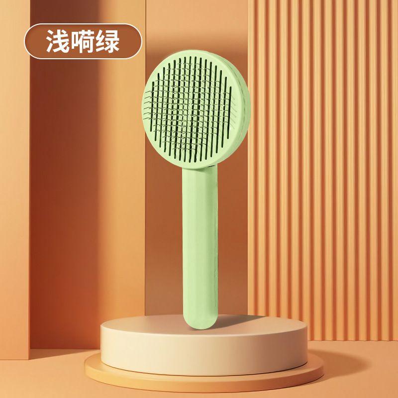 

Cat Comb Pet Comb Pet Needle Comb Dog Comb Pet Hair Remover Float Hair Cleaning Pet Supplies Roman Pillar Cat Comb [Light Ho Green]]