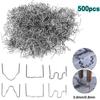 0.6/0.8mm Hot Staples 500PCS For Car Bumper Hot Stapler