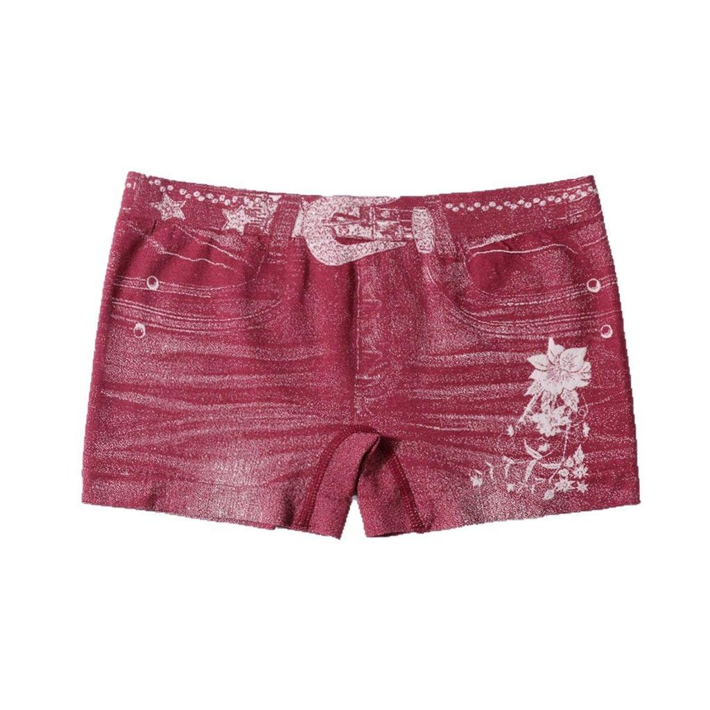 Plus Size European & American Women's Seamless High-Elasticity Mid-Rise Boxer Briefs