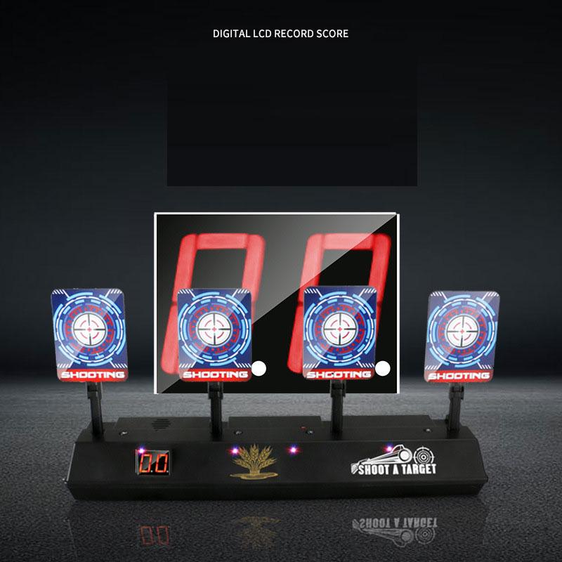 

Рухома електронна мішень, що обертається на 360°, з автоматичним поверненням, іграшкова мішень Dmart для стрільби з пістолета, аксесуари для стрільби