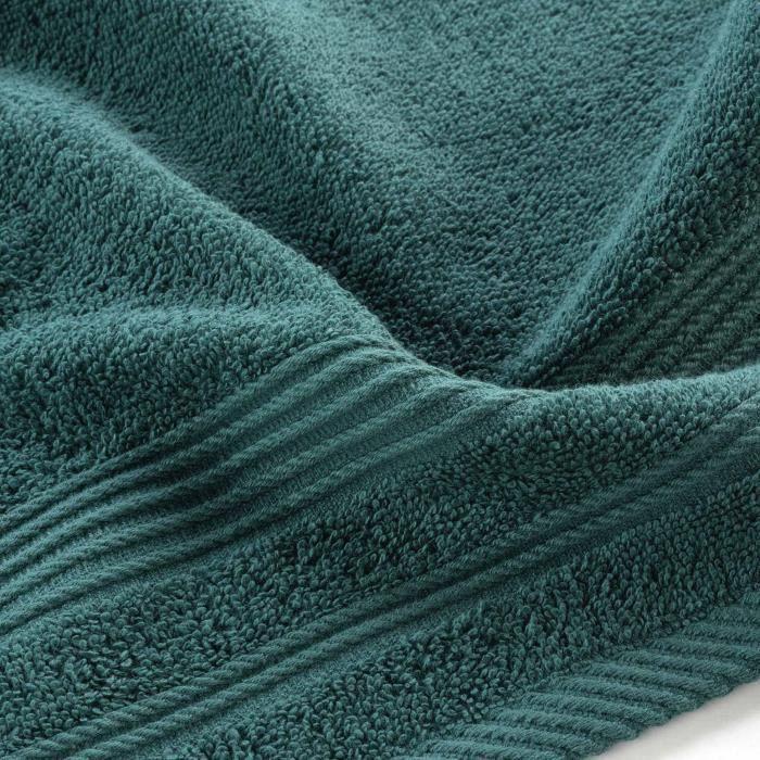 Serviette de toilette - Tendresse - Emeraude - 30 x 50 cm - 100% coton - Lavable en machine