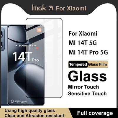 Für Xiaomi MI 14T Pro 5G Glas IMAK Vollständige Abdeckung gehärteter Glasfilm Pro+ Serie