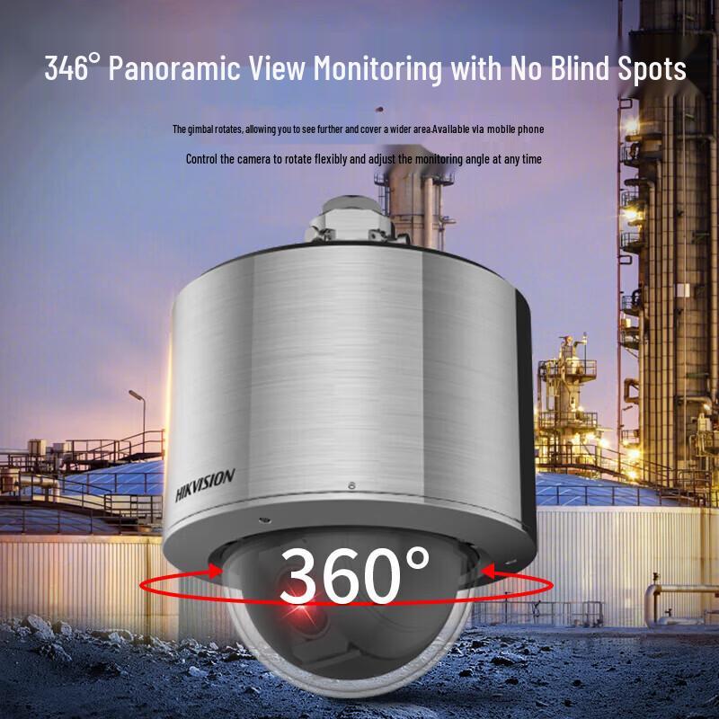 

Hikvision ET6 4MP Explosion-Proof PTZ PoE Dome Camera CN plug (adapter included)