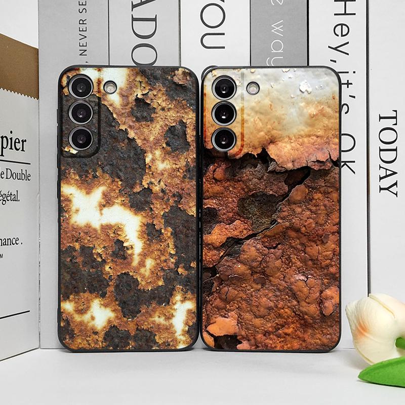 Creative Rusty Metal Surface Pattern Phone Case for Google Pixel 9 A 8 A 7A 6A 7 PRO 8 9 Pro XL 4G 5G Shockproof Soft Back Cover