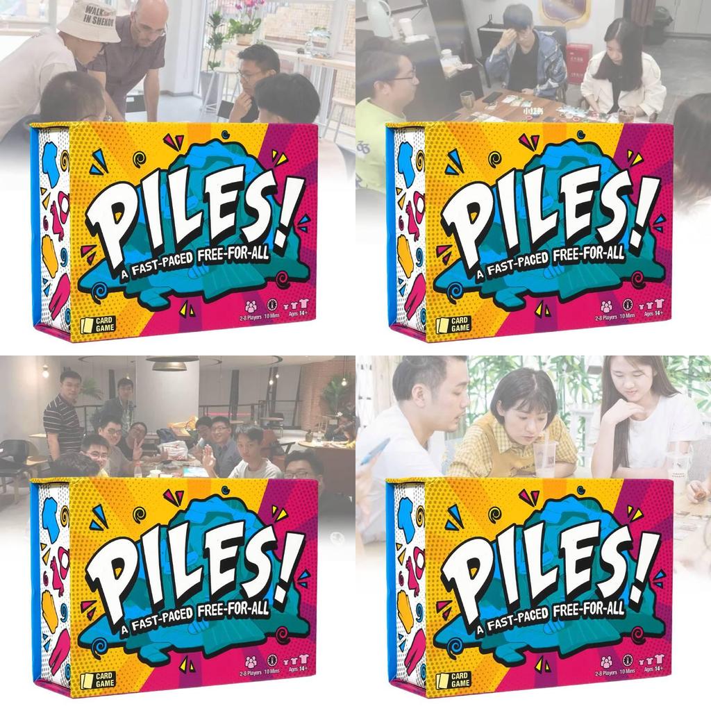 Piles Premium Kvalitet Kortspil Med Kobbertrykte Kort Og Levende Emballage Fantastisk Til Nabolag