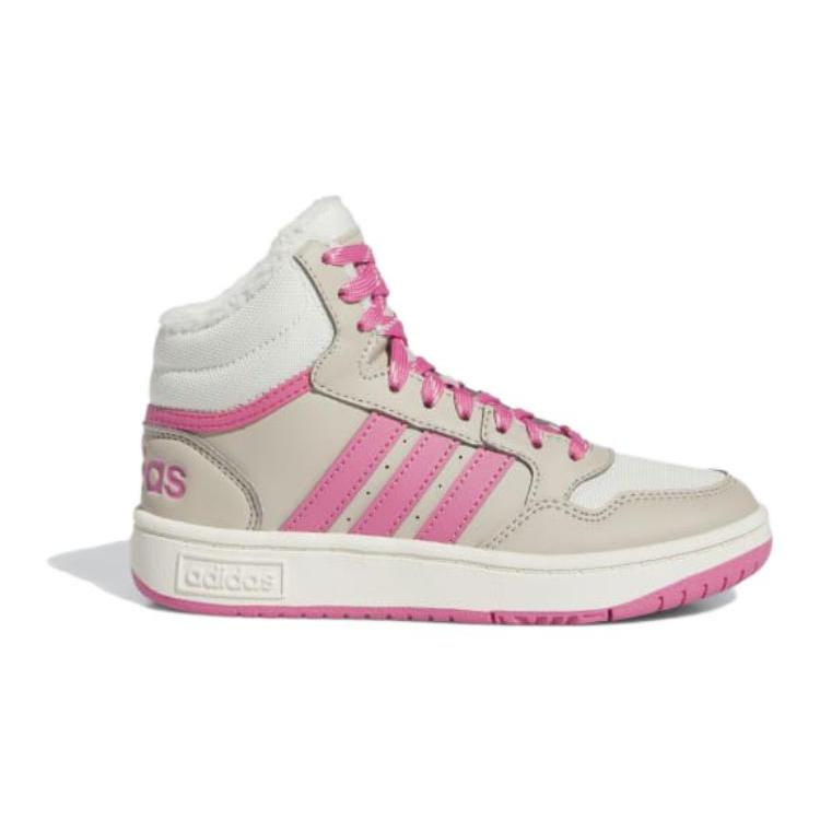 New Adidas Hoops 3.0 Mid J 'Wonder Beige Pink Fusion' IF7739