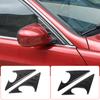 Für BMW 3er E90 2005-2012 ABS Kohlefaser Rückspiegel Seiten Dreieck Spoiler Verkleidung Dekorativer Aufkleber Auto Zubehör