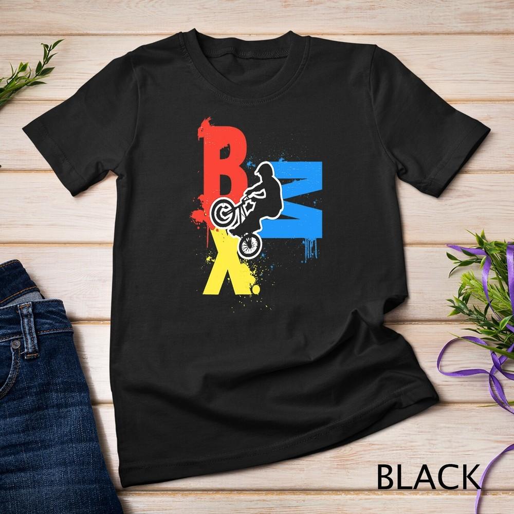 BMX Racing Bike Rider American Retro T Shirt Unisex T-shirt XL