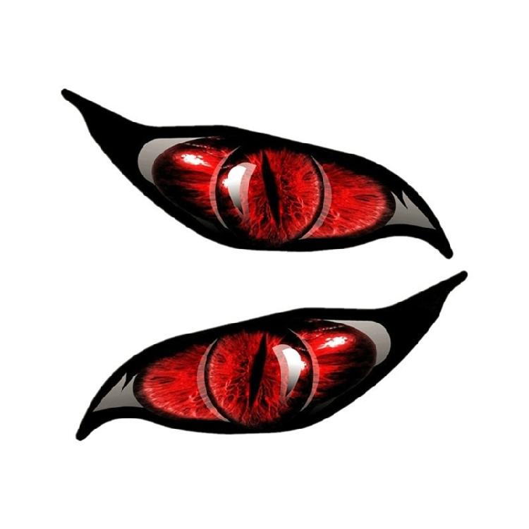Motorcycle Car Styling Decal Window Sticker Evil Eyes Car Sticker Accessories