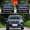 For Toyota RAV4 RAV 4 2019-2022 2023 2024 Chrome Rear Foglight Cover Sticker Tail Fog Lights Lamp Trim Exterior Accessories,2pcs.