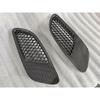 2PCS Carbon Fiber Look Engine Front Bonnet Hood Vent Air Intake Cover Fit for BMW E90 E91 E92 E93 M3 Type 2007-2011 2012 2013