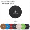 2PCS Car Coasters Cup Holder Mat Drinks Coaster For Toyota Corolla Yaris Camry Prius RAV4 CHR Hilux Aygo Avensis Key Accessories