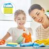 Window Cleaning Brush Microfiber Air Conditioner Cleaning Duster Cleaner Wash Venetian Blind Blade Cleaning Cloth Kitchen Tool