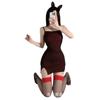 Sexy Women's Clothing Pure Desire Nightclub Queen Uniform Bar Lead Dance Hot Flirting Hip Skirt Waist Thin Woman Qqny