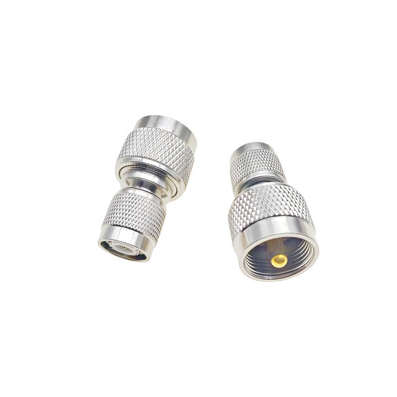 Copper Nickel-Plated TNC to UHF Male RF Coaxial Adapter (SL16 to TNC)