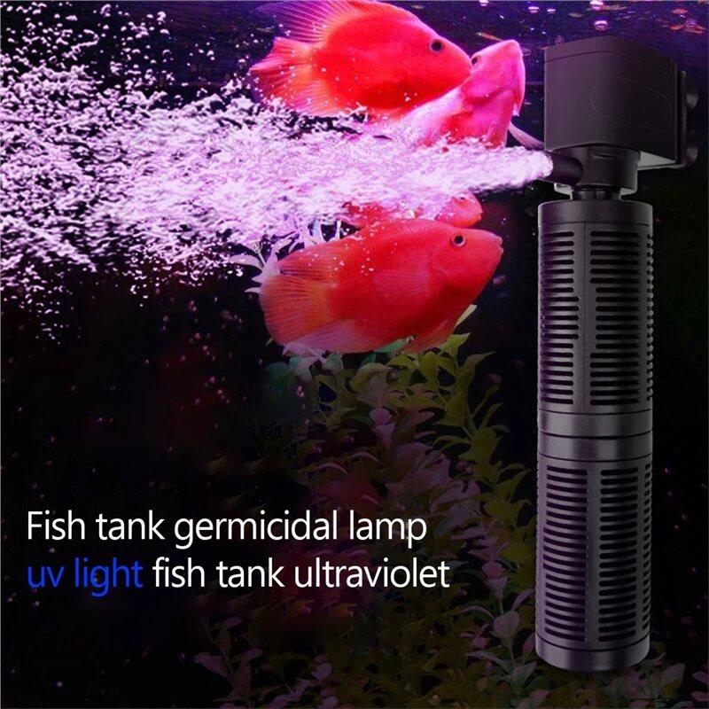 A96I-EU Plug Silent Mini Aquarium Filter Internal Filter Waterproof Aquarium Water Purifier Air Pump EUR Plug EU Compatible