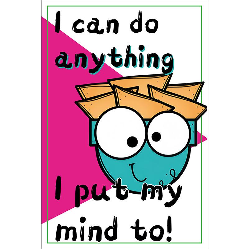 Motivational English Classroom Poster | Bilingual Wall Decoration