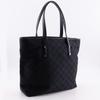 Salvatore Ferragamo Gancini Tote Bag AU-21-2812 Black Nylon Canvas Women Used